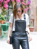 Leather Dungarees