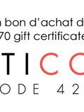 Concours Anticode – Bon d’achat de €70