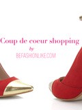 Coup de cœur chaussures : Escarpins pointus à bout doré de  Miss Selfridge à moins de 65€