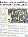 Les élues du Gard en visite chez Cervin
