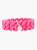 Pink Rubber Turnlock Bracelet by Marc Jacobs