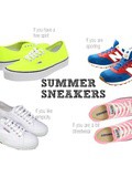 Summer sneakers