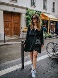 Little Black Dress & Dad Shoes – Elodie in Paris