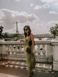 Satin dress – Elodie in Paris