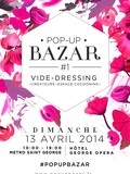 Save the date : pop-up bazar // Vide dressing, createurs, cocooning