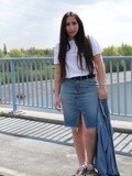 Outfit of the day : the denim skirt