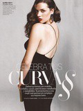 Photoshoot curvy model :  Tanya Gervasi pour Woman 's magazine décembre 2011