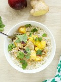 Curry au lait de coco, mangue et gingembre
