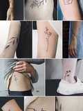 Inspiration // Tattoos Botaniques