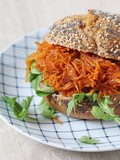 Pulled Carrot Sandwich