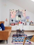 Un Appartement Graphique et Coloré