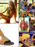 Chaussures ethniques : pikolinos chez les Massaï