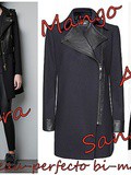 It coat winter 2013 - Le manteau-perfecto bi-matière : Zara, Sandro, Asos, Mango,