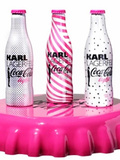 Karl Lagerfeld habille trois nouvelles bouteilles de Coca Light