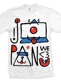 Shopping : Tee-shirt  We love Japan 