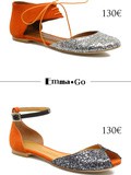 Chaussures glitter chez Emma Go