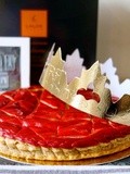 Coup de Coeur : Galette des rois Frédéric Lalos Paris, l'Ardente hibiscus mandarine