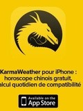 Coup de coeur : KarmaWeather, l'horoscope chinois sur IPhone qui prévoit votre karma du jour et calcule votre compatibilité avec les autres