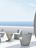 Jardin design : Salon de jardin Obelisk créé par Frank Lightart pour l’éditeur Dedon