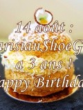 ParisianShoeGals fête ses trois ans ! Trois concours d'anniversaire à venir