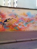 Sunday Street Art : C215 - fresque école Cité Doré - boulevard Vincent Auriol - Paris 13 - 2011