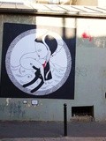 Sunday Street Art : Fred le Chevalier - rue Jean-Baptiste Dumay - Paris 20