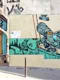 Sunday Street Art : Hobz et Retro - rue Jean-Baptiste Dumay - Paris 20