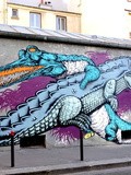 Sunday Street Art : Hobz et Retro - rue Jean-Baptiste Dumay - Paris 20