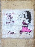 Sunday Street Art : Miss Tic - rue Dauphine - Paris 6