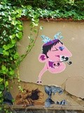 Sunday Street Art : Mr Pee - rue des Cascades - Paris 20