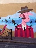 Sunday Street Art : Mr Pee - rue du Retrait - 2015 - Paris 20