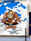 Sunday Street Art : Raphaël Federici aka Paris Sketch Culture - rue de Cléry - Paris 2