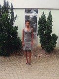 Outfit / vintage grey dress