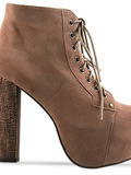 Lita in taupe suede / jeffrey campbell