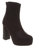 The spool fabric ankle boots black by jeffrey campbell