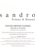 Ventes Privées Sandro, Antik Batik et The Kooples @ Adèle Sand