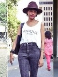 Jean taille haute : tendance printemps été 2014