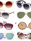 Lunettes de soleil printemps-été 2013