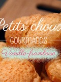 Petits choux gourmands vanille-framboise