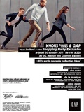 Invitation Shopping Party Gap & a Nous Paris