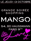 Shopping Party mango | Save the date