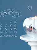 Printable : Le calendrier du mois de novembre!❤