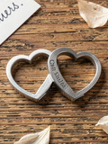 Bague Coeur Magnétique bff personnalisée : gravez votre amitié pour toujours