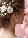 Coiffure pour mariage : tresse et fleurs, la combinaison idéale pour un style naturel