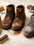 Détacher des chaussures en daim : graisse, boue, sel, solutions ciblées