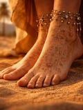 Les secrets des pieds d’égyptien chez une femme révélés