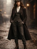 Look Peaky Blinders pour femme : quelles chaussures pour ce style