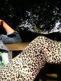 Le sarouel léopard & la veste en jean