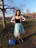 Look du printemps 2014: La jupe tutu vert pastel