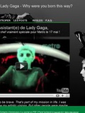 Ca c'est du plan média ! Lady Gaga pour Métro